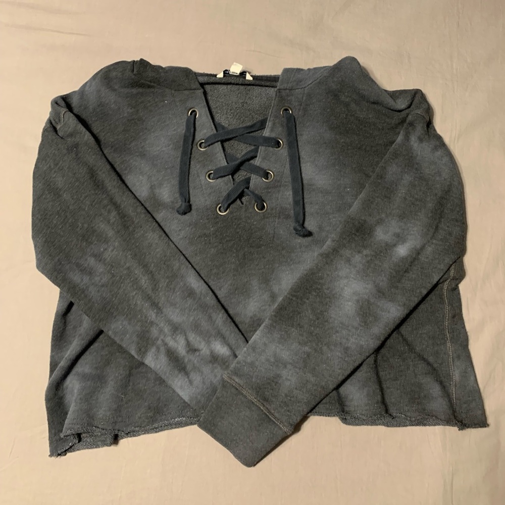 AMERICAN EAGLE - Stormy Tie Dye Hoodie - L